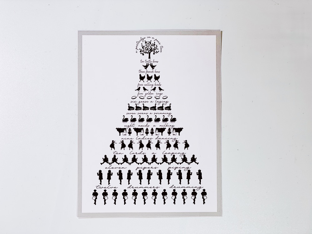 クリスマスの12日間のツリー