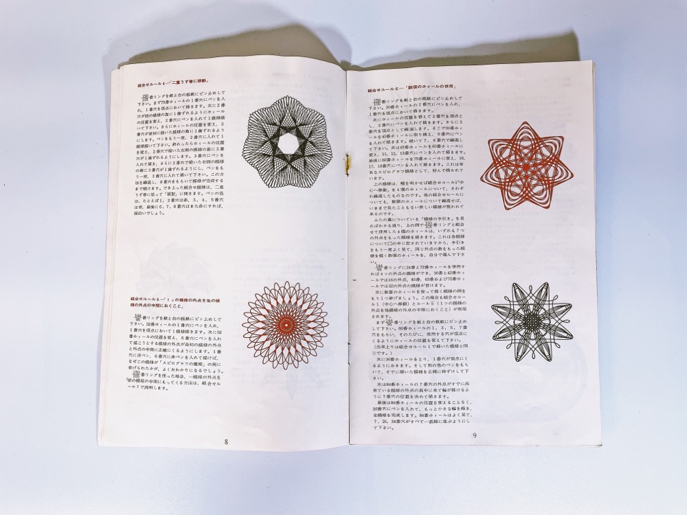 1967年のスピログラフ解説書内容一部1