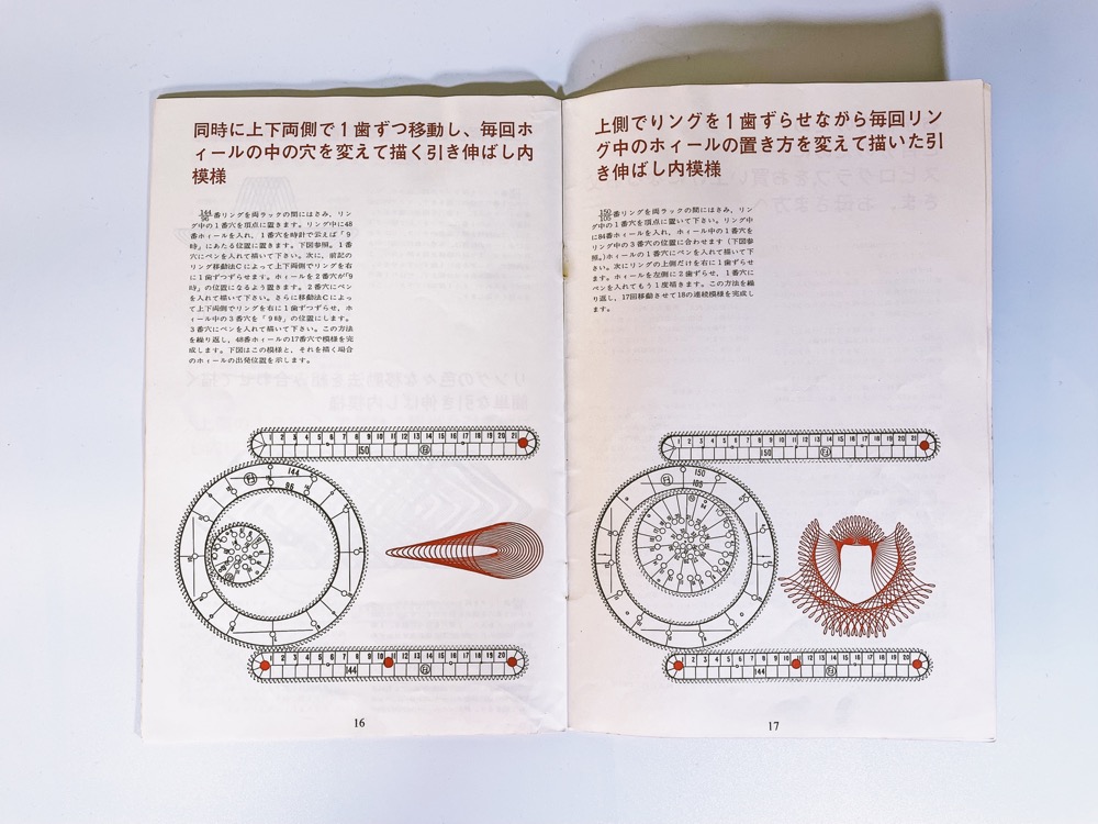 1967年のスピログラフ解説書内容一部2