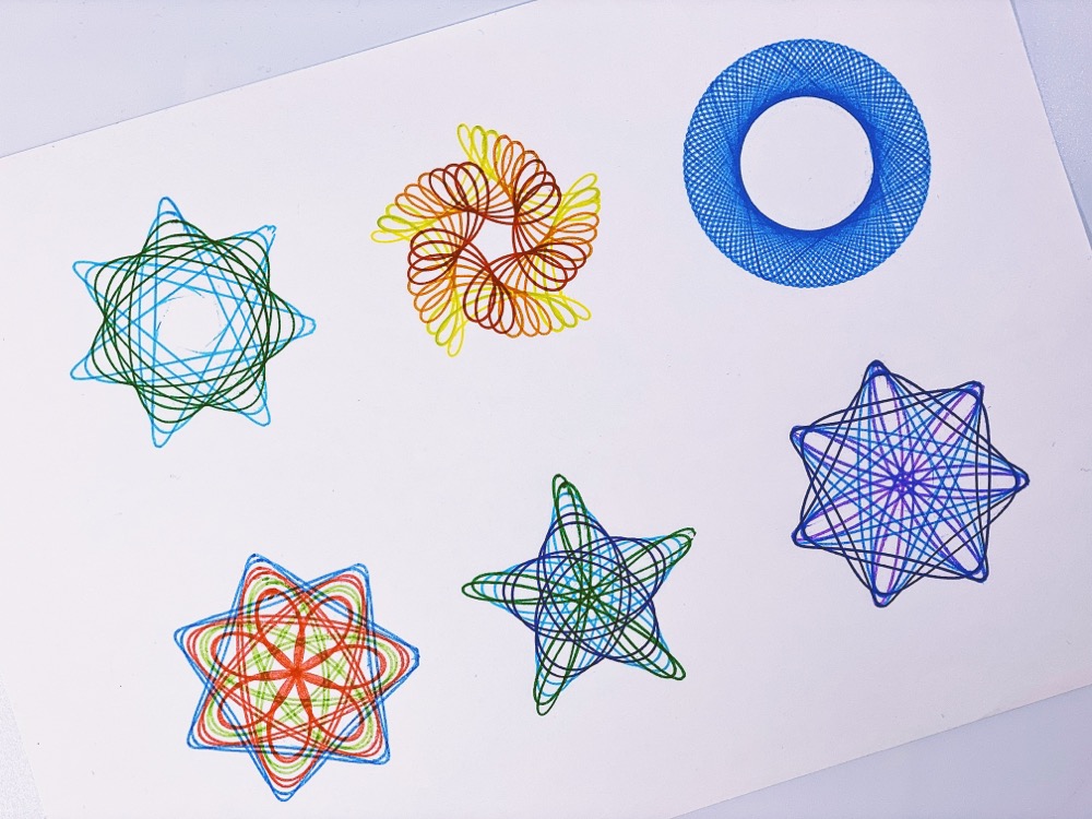 スピログラフをクリッカートで描く
